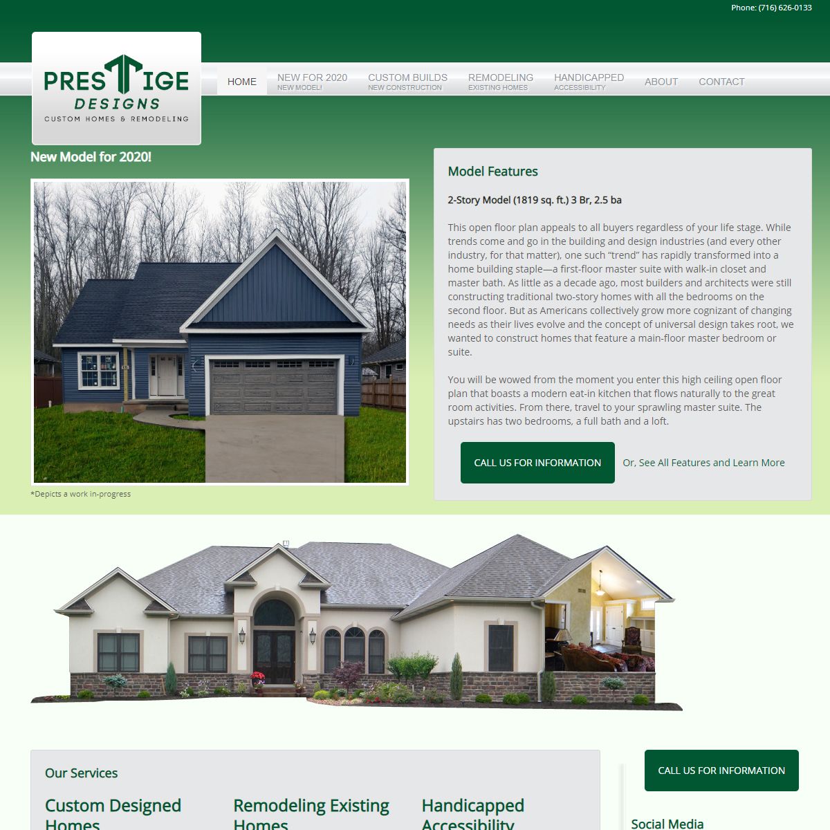 Home Improvement Buffalo Website Design
