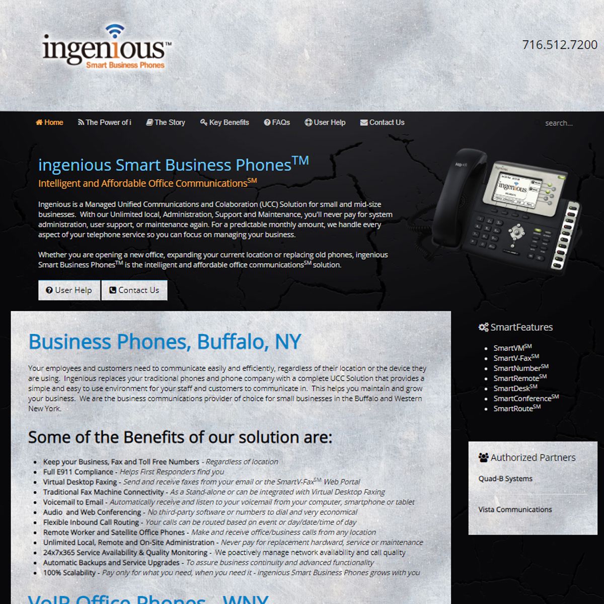 VoIP Phones Buffalo Website Design